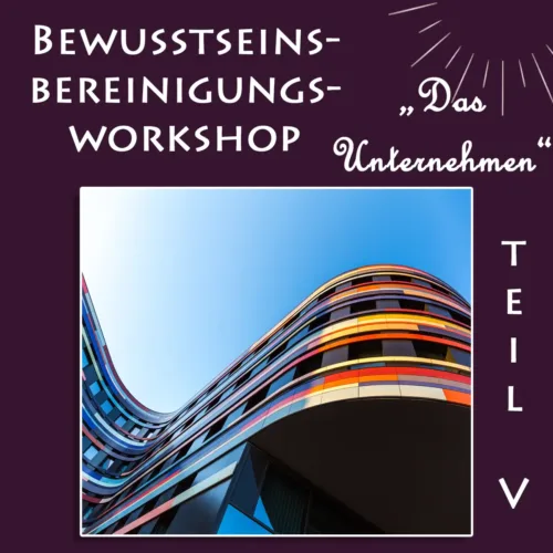 Bewusstseinsbereinigungs-Workshop Teil V "Das Unternehmen"